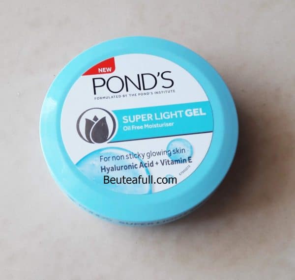pond's super light gel moisturizer