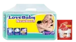 Love Baby Super Diaper New Born Belt S (Free Handwash 170 ml)