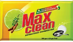 Maxclean Antibacterial Dishwash Bar 325 gm