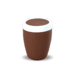 Rfl Cane Paper Basket Eagle Brown (914683) each