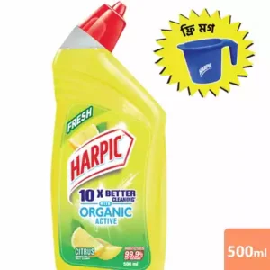 Harpic Toilet Cleaning Liquid Fresh Citrus (Mug Free) 500 ml