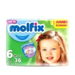 Molfix Baby Diaper Belt 6 Jumbo XL 15+ kg 36 pcs