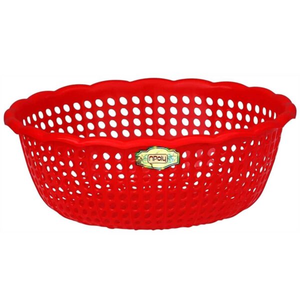Npoly Multipurpose Washing Net (Red) 32 cm
